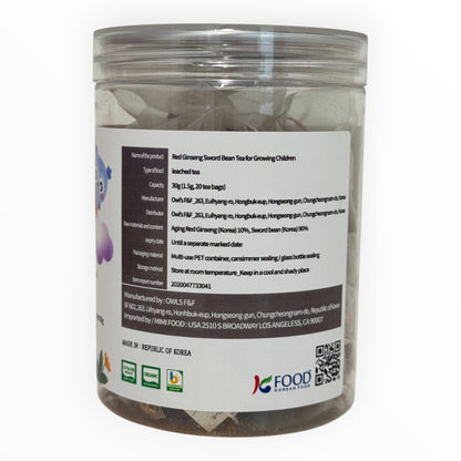 Red Ginseng Sword Bean Tea for Growing Children
