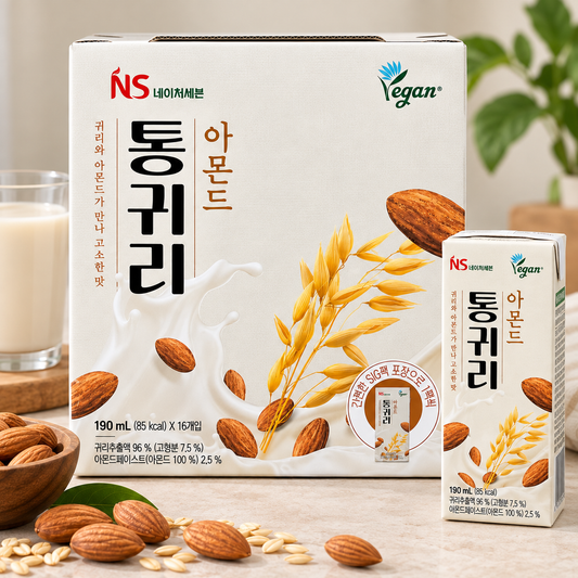 Nature Seven Whole Oat Almond Soy Milk