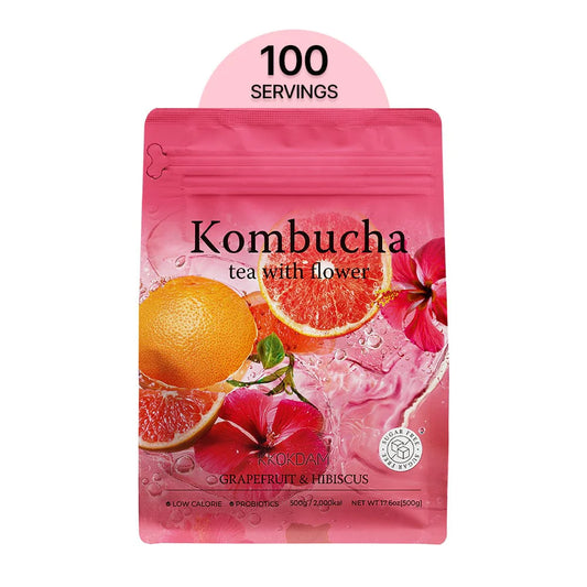 Flower Kombucha 100 Servings (Grapefruit & Hibiscus)